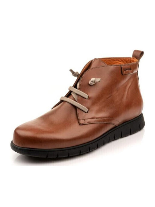 Leder Anatomisch Herrenstiefel Tabac Braun