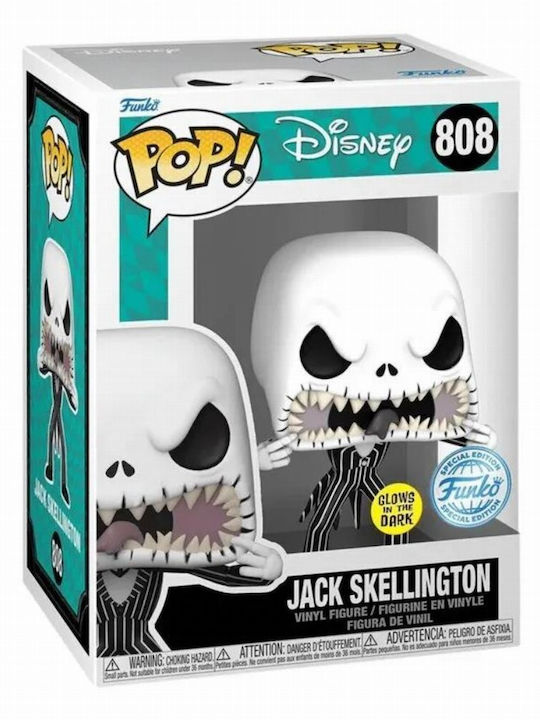 Funko Pop! Movies: Nightmare Before Christmas - Jack Skellington 808 Special Edition