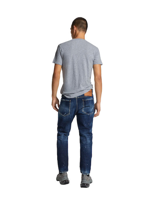 Men's Jeans Pants with Loose Fit Navy