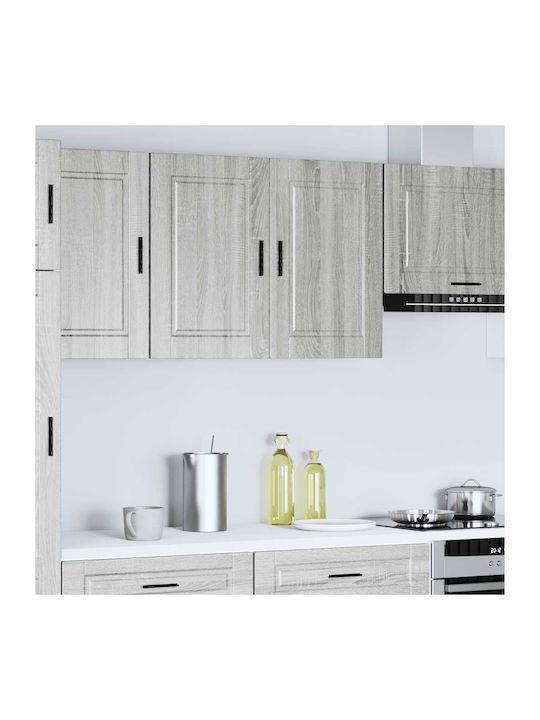 Vidaxl Kitchen Wall Cabinet Porto Gray Sonoma 80x31x60cm 1 Piece Gray