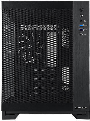 Chieftec Visio Air GM-30B-M-OP Cube Κουτί Υπολογιστή με Πλαϊνό Παράθυρο Μαύρο