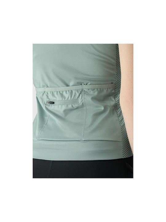 4F Short Sleeves Cycling Jersey Turquoise