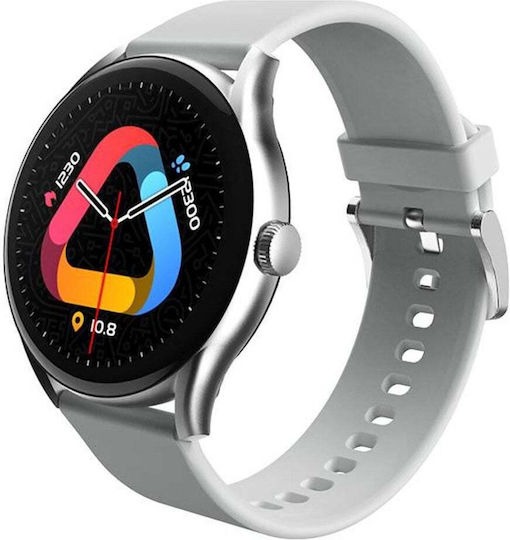 QCY GT S3 Smartwatch with Heart Rate Monitor (Gray)