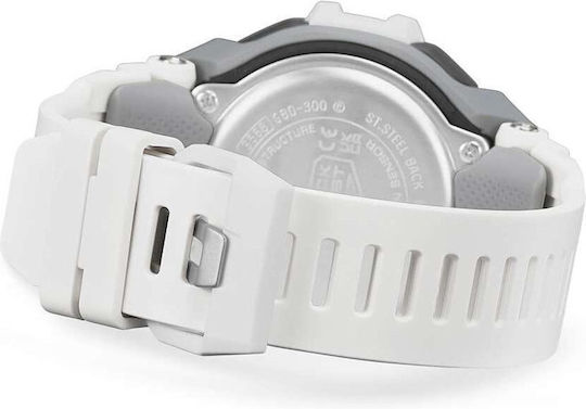 Casio G-Shock GBD-300-7 49mm Smartwatch Waterproof Alb