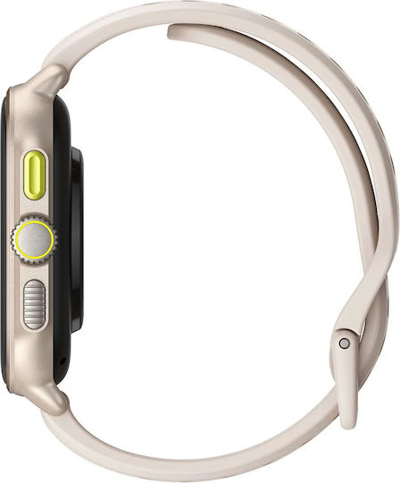Amazfit Cheetah (Square) 45mm Waterproof Smartwatch with Heart Rate Monitor (Winner Champagne)