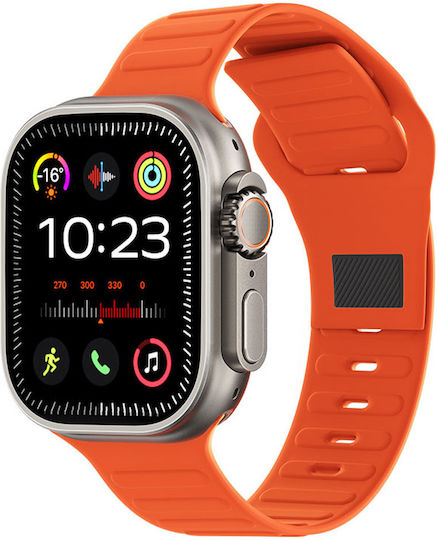 WK WH-02 Titanium 49mm Smartwatch με Παλμογράφο (Χρυσό)