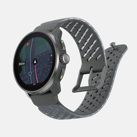 Suunto Race S Titanium 45mm Waterproof Smartwatch with Heart Rate Monitor (Graphite)