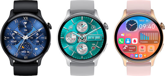 XO J6 Smartwatch με Παλμογράφο (Ασημί)