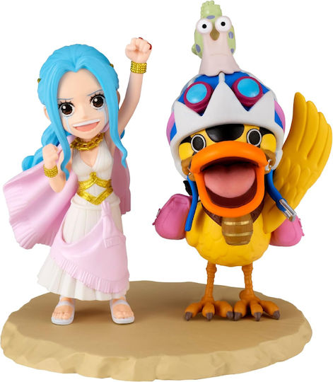 One Piece World Collectable Log Series Nefeltari Vivi & Karoo Figure 7cm 4983164895599