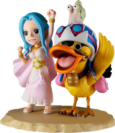 One Piece World Collectable Log Series Nefeltari Vivi & Karoo Figure 7cm 4983164895599