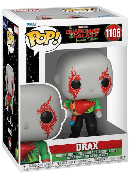 Funko Pop! Marvel: Drax (Holiday) Bobble-Head