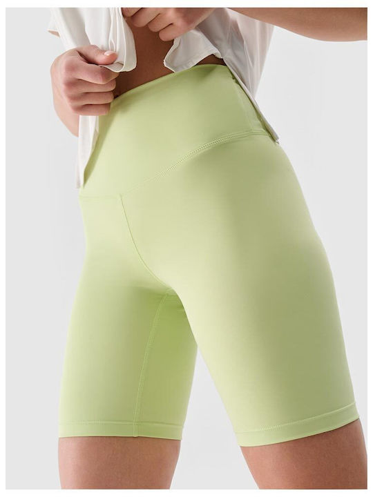 Funktionales Damen Fahrrad Leggings Hohe Taille Grünes