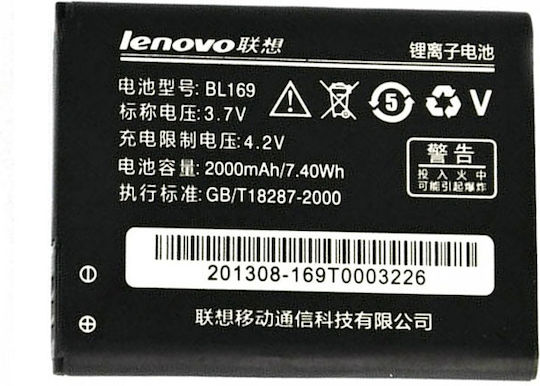 Lenovo BL169 Συμβατή Μπαταρία Αντικατάστασης 2050mAh για
