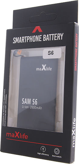 Maxlife Kompatibler Ersatzakku 2550mAh für Galaxy S6