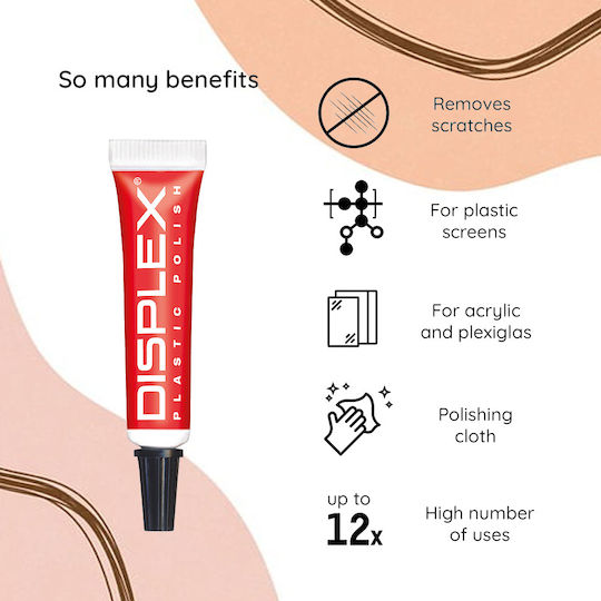 Displex Plastic Polish Scratch Remover Κόλλα για Service Κινητών