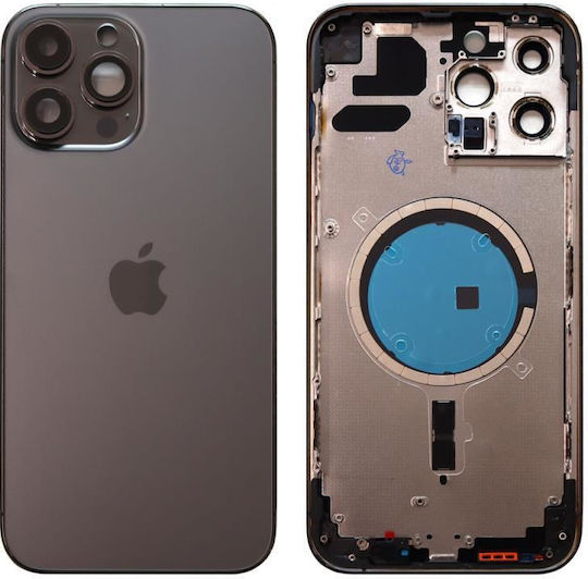 Καπάκι Μπαταρίας Μαύρο για Apple iPhone 13 Pro Max