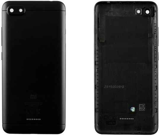 Xiaomi Batterieabdeckung Schwarz für Redmi 6a