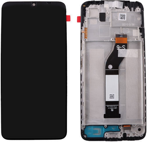 Xiaomi Screen with Touch Mechanism and Frame for Xiaomi Redmi 13C (Black)