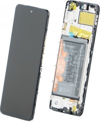 Οθόνη Lcd με Μηχανισμό Αφής για Huawei P Smart 2021 (Μαύρο)