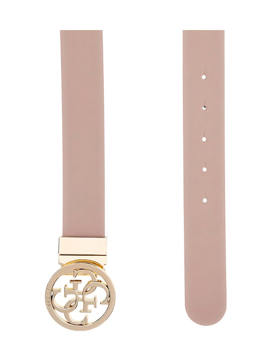 Guess Leather Women's Belt Pink Guess Leather Women's Belt Pink