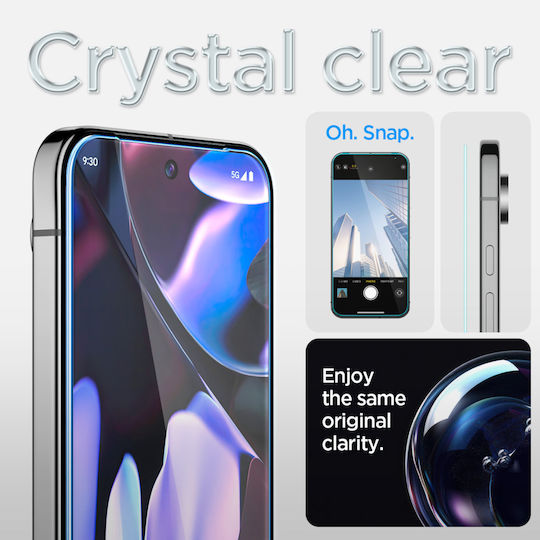 Spigen Glas.tR EZ Fit 2.5D Full Glue Закалено Стъкло 2 Бр. (Google Pixel 9 Pro XL / 10 Pro XL)