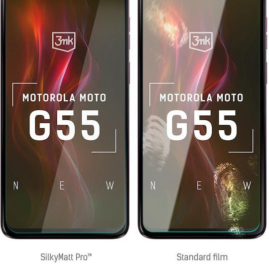 3MK Silky Matt Pro Mat Screen Protector (Motorola Moto G55 5G)