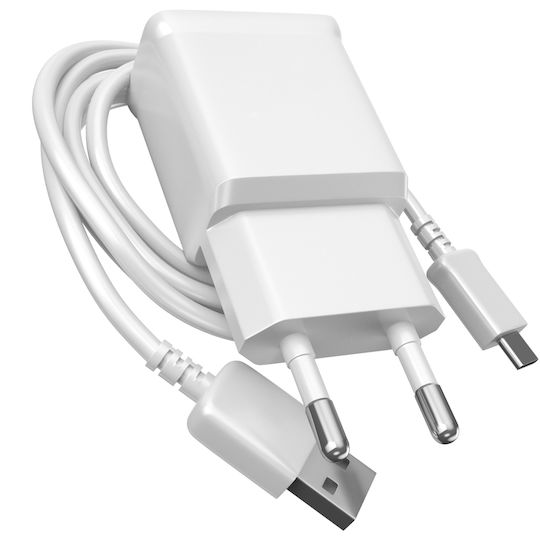 Samsung Charger with USB-A Port and USB-C Cable White (EP-TA50EWE+EP-DN930CWE Bulk)