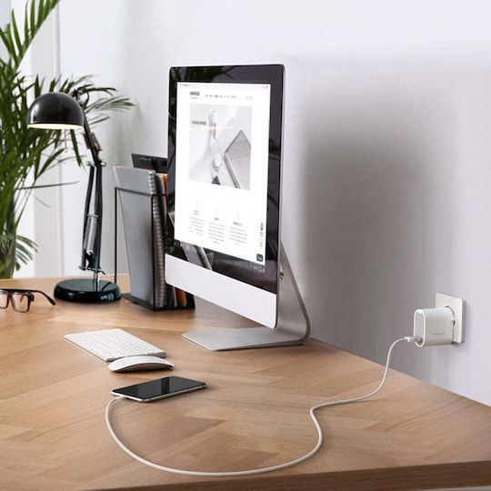 Vonmählen Φορτιστής Χωρίς Καλώδιο με Θύρα USB-A 18W Quick Charge 3.0 Λευκός (Unity)