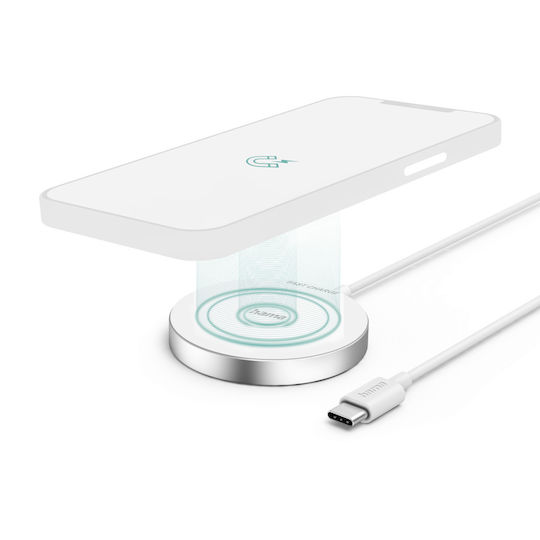 HAMA Magsafe-Ladegerät 15W Weiß
