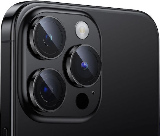 Hofi Camring Pro+ Протектор за камера Закалено стъкло Blue за iPhone 15 Pro / 15 Pro Max
