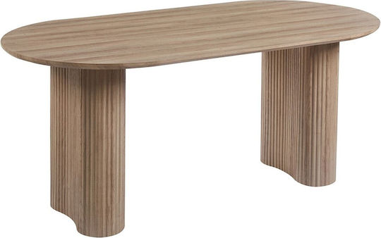 Diaz Τραπέζι Τραπεζαρίας Μdf Απόχρωση Sonoma 180x90x76cm