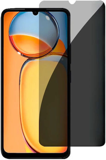 Privatsphäre Gehärtetes Glas Schwarz (Poco C65)