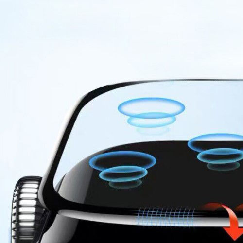 Acrylic Full Glue Full Face Tempered Glass για το Apple Watch 40mm 1τμχ Μαύρο