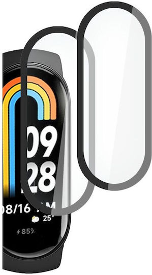 Hofi Hybrid PRO+ 2-Pack Tempered Glass για το Smart Band 8 / 8 NFC 2τμχ Black