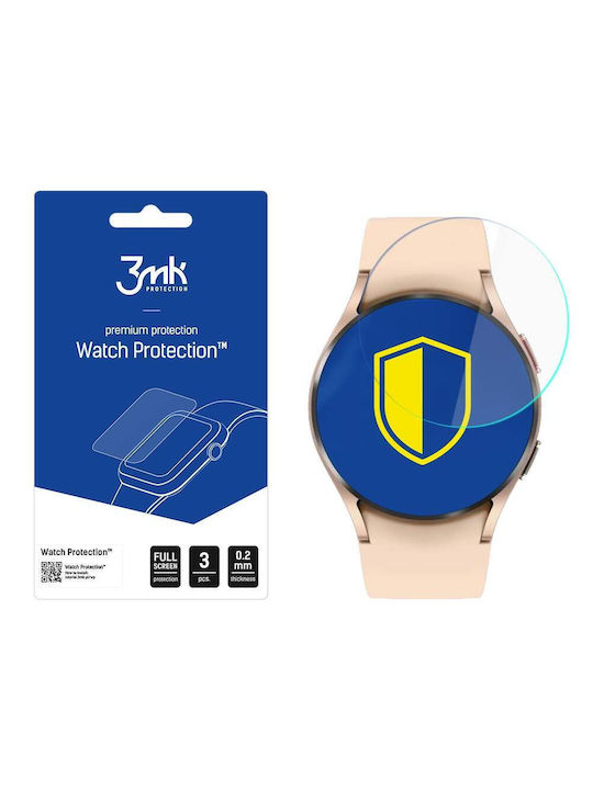 3MK FlexibleGlass Screen Protector για το Galaxy Watch 4 40mm 3τμχ