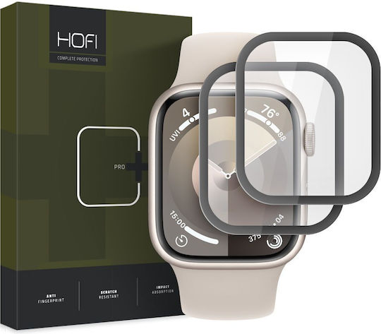 Hofi Hybrid Pro+ Защитен екран за Apple Watch 7/8/9 41мм [2 БРОЯ] 2бр
