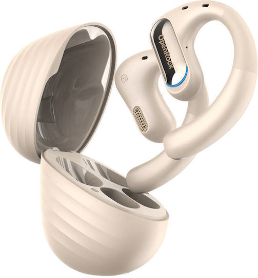 OneOdio OpenRock Prο In-ear Bluetooth Handsfree Căști cu Rezistență la Transpirație și Carcasă de Încărcare Bej
