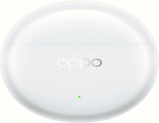 Oppo Enco Air4 Pro In-ear Bluetooth Handsfree Ακουστικά με Αντοχή στον Ιδρώτα και Θήκη Φόρτισης Moonlight White