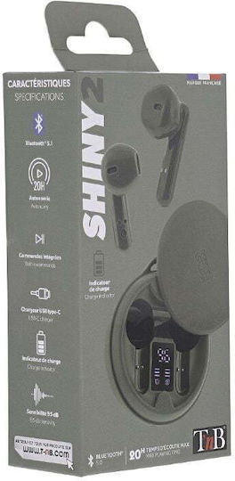 Shiny 2 In-ear Bluetooth Handsfree Earphones with Charging Case Pink