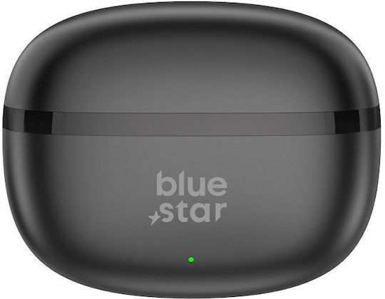 Blue Star AC20E In-ear Bluetooth Handsfree Căști cu Carcasă de Încărcare Negru