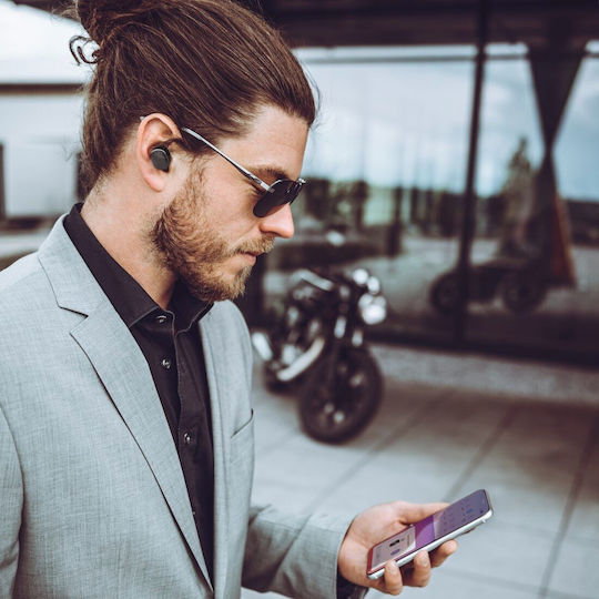 HAMA Spirit Pure In-Ear Bluetooth-Freisprecheinrichtung Kopfhörer mit Ladeetui Schwarz
