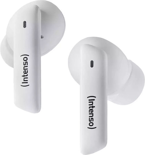 Intenso T502HAE In-ear Bluetooth Handsfree Ακουστικά με Θήκη Φόρτισης Λευκά