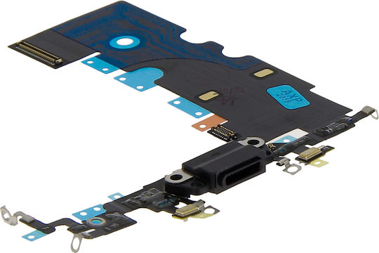 Flex Cable with Charging port in Black color for iPhone 8