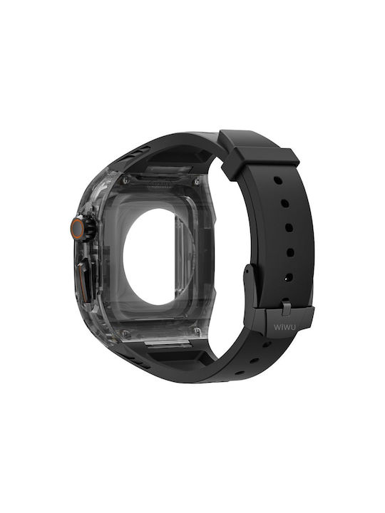 Wiwu Λουράκι Ανοξείδωτο Ατσάλι Μαύρο (Apple Watch 42/44/45mm/Ultra 49mm)