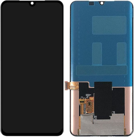 O ecran Grade A cu Mecanism Tactil pentru Mi Note 10 (Negru)