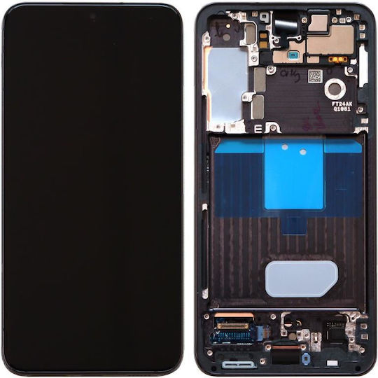 Οθόνη mit Touch-Mechanismus für Galaxy S22 (Schwarz)