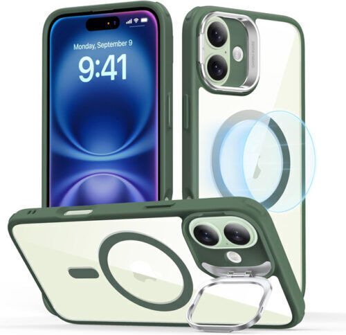 ESR Classic Hybrid Halolock Задна корица Устойчив Прозрачен (iPhone 16)