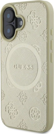 Guess Back Cover Plastic Gold (iPhone 16)