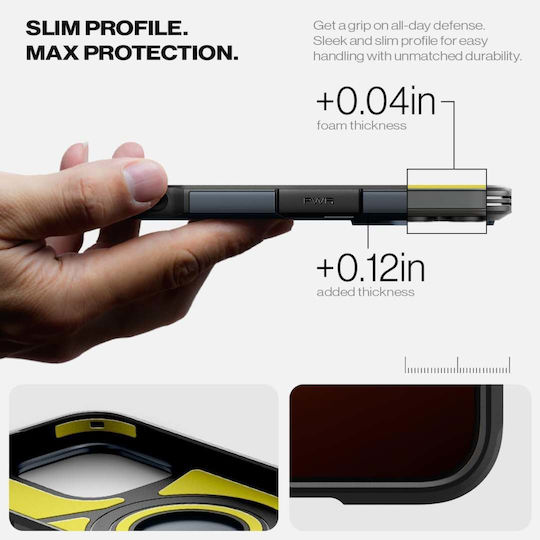 Spigen Tough Back Cover Σιλικόνης / Πλαστικό 2mm Μπλε (iPhone 16 Pro Max)