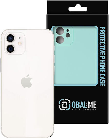 Obal:Me Umschlag Rückseite Silikon Türkis (iPhone 12 / 12 Pro)